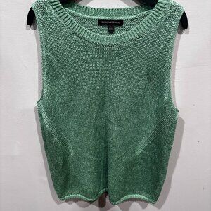 Banana Republic Seafoam Green Knit Sleeveless Tank